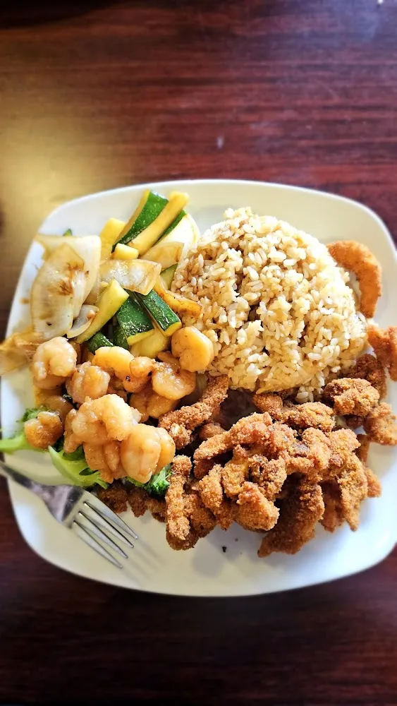 Shrimp & Crispy Chicken